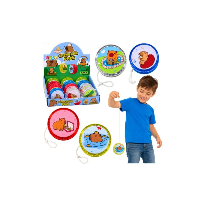 Vikrumo žaislas Jojo Kapibara – šviečiantis spalvotas, 5,5 cm 1 vnt · 1