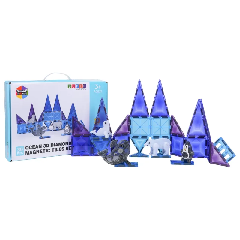 Magnetinis konstruktorius ICE SNOW 30 el. · 3