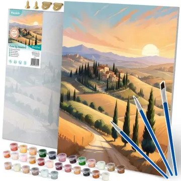 Paveikslas tapybai pagal skaičius 40x50 cm Massido Peizažas