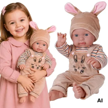 Lėlė WOOPIE ROYAL Baby Doll su zuikio kostiumu, 46 cm