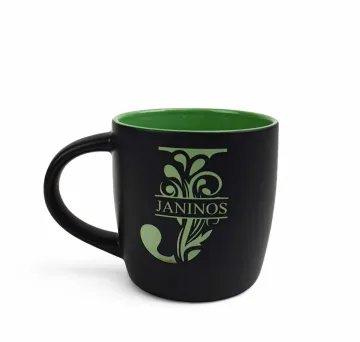 Graviruotas puodelis „Janinos“