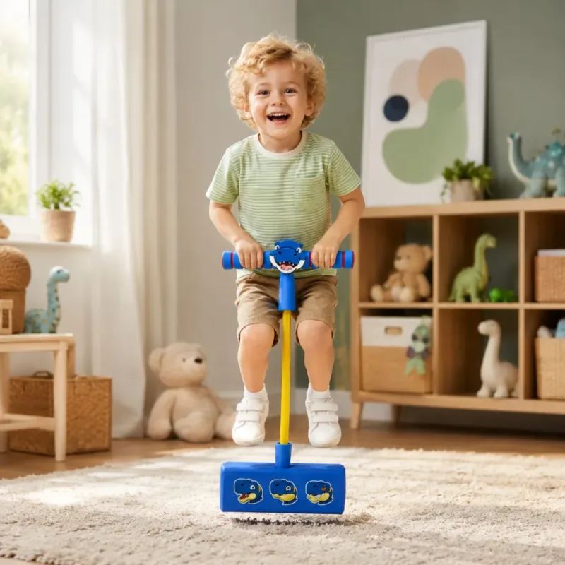 Sportinis žaislas WOOPIE Jumper, mėlynas dinozauras · 2