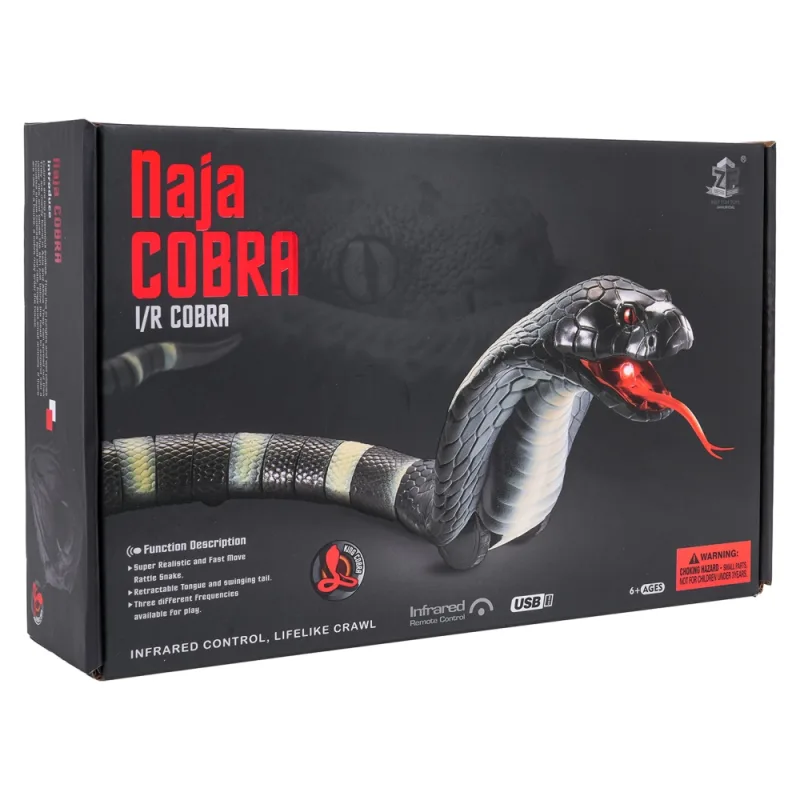 Interaktyvus žaislas gyvatė COBRA R/C · 2