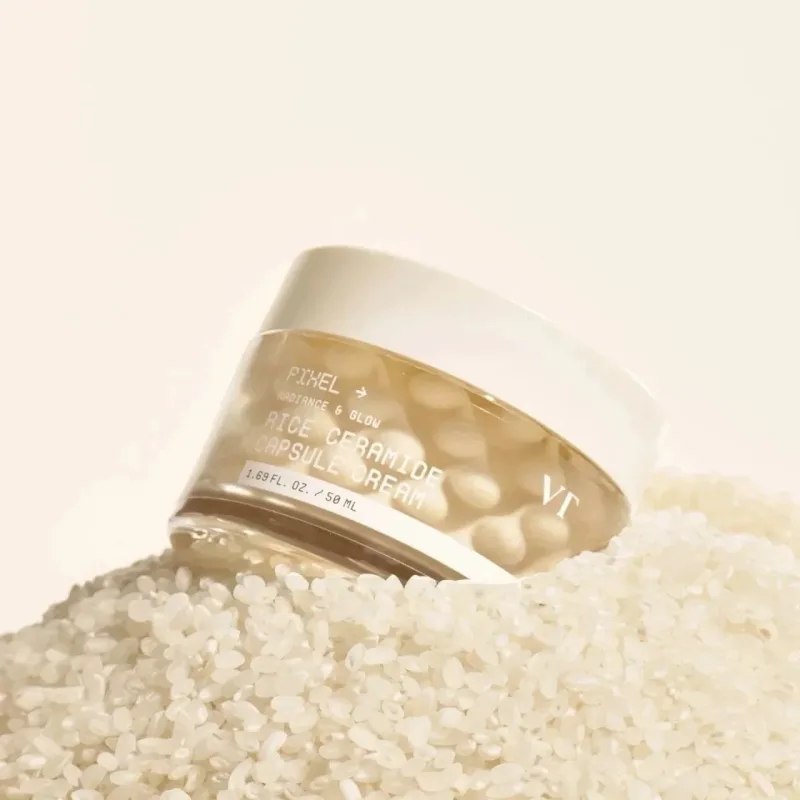 VT Cosmetics Rice Ceramide Capsule Cream – veido kremas su keramidais, 50 ml. · 3