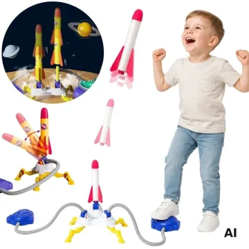 Dvigubos putos raketos paleidimo įrenginys WOOPIE, 6 el.