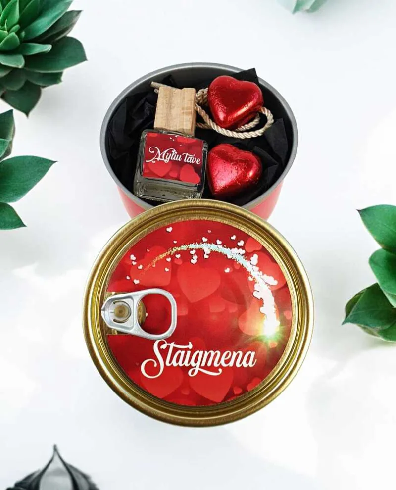 Dovana konservų skardinėje „Staigmena“