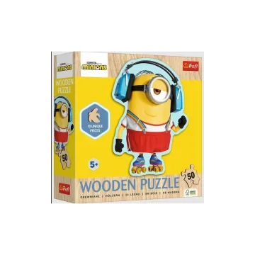 Mediniai kontūriniai dėlionės – 50 – „Crazy Minion“ – „Trefl“ 20239