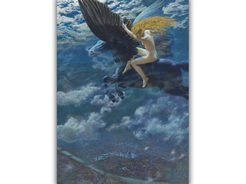 Reprodukcija „Sapnų idilė“, Edward Robert Hughes