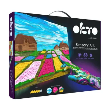 Kūrybinis rinkinys Modelino rinkinys - 3D tapyba Flower beds in Holland (30*40 cm)