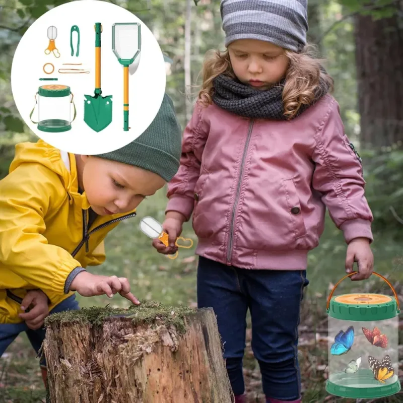 Mažųjų gamtos tyrinėtojų rinkinys WOOPIE Discovery: vabzdžių gaudyklė, drugelis, žuvų indelis · 3