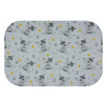 Sauskelnės - 20153 - TETRA PRINT - EGA - CUTE TEDDY - geltonos spalvos - dydis 70x80 cm