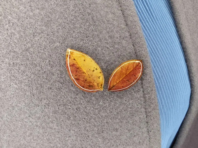 Rankų darbo segių rinkinys „Rudens šokis“