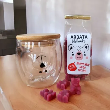 Dovanų rinkinys su meškiukų arbata