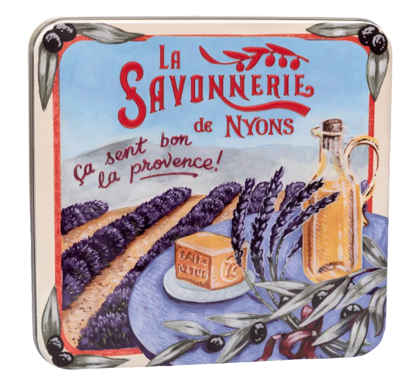 Muilas „La Savonnerie de Nyons“, 4x100g — LAVENDER FIELDS