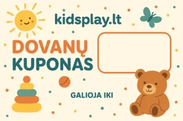 Kidsplay.lt dovanų kuponas 100Eur