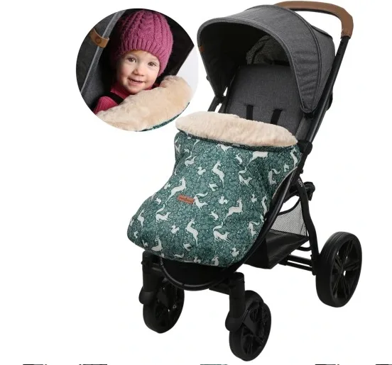 BABYMAM vandeniui atsparus miegmaišis vežimėliui - Elniai · 1