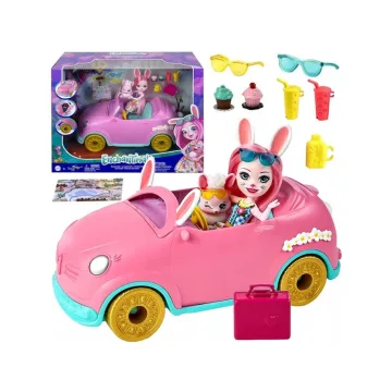 Lėlė Bree Bunny Enchantimals su automobiliu ZA5468