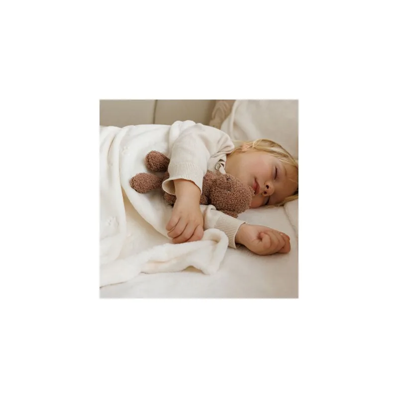 Antklodė su pliušiniu žaisliuku BabyOno 1567/01 kreminės sp. · 3