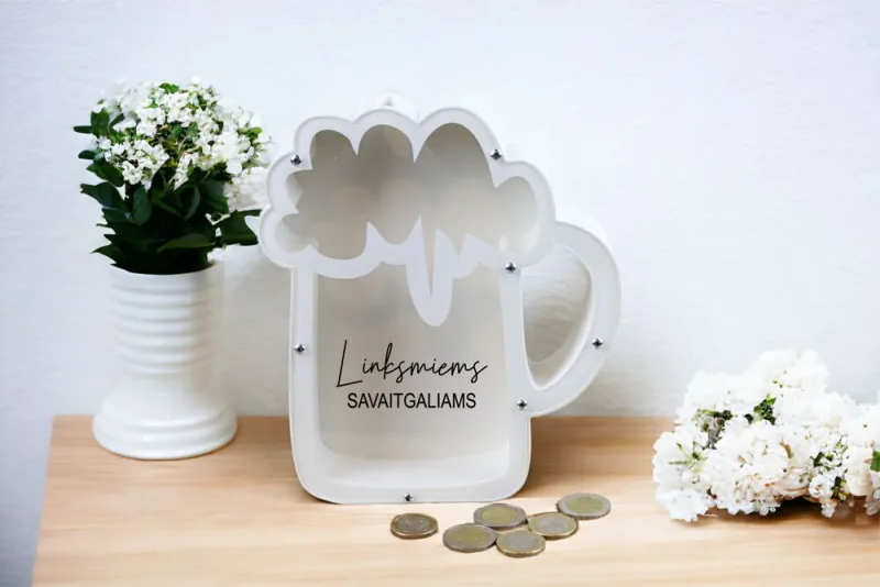 3D Taupyklė bokalas „Linksmiems savaitgaliams“