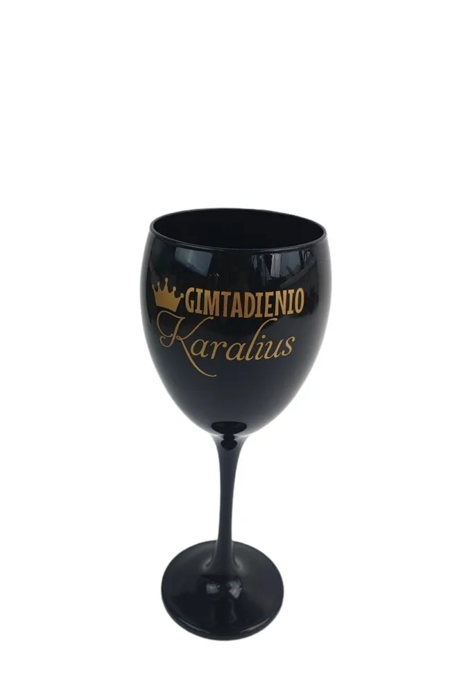 Stiklinė taurė „Gimtadienio Karalius“ (300ml)