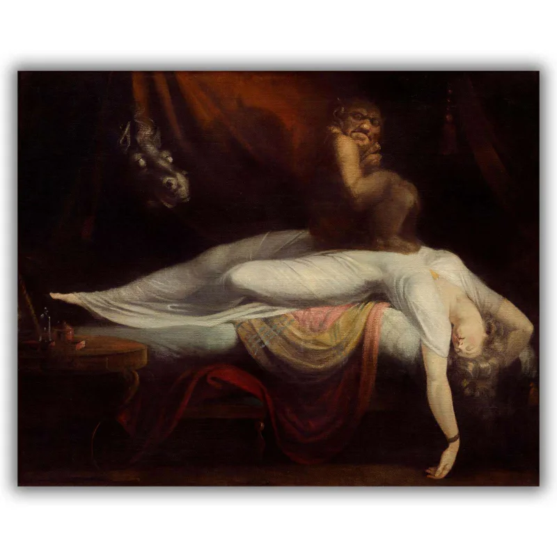 Reprodukcija „Košmaras“, Johann Heinrich Füssli (1781)
