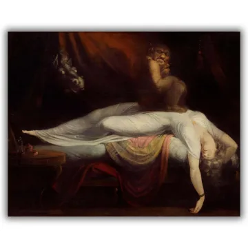 Reprodukcija „Košmaras“, Johann Heinrich Füssli (1781)