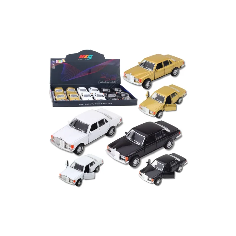Metalinis automobilis 1:32 su žibintais garsais MIX 1vnt · 1
