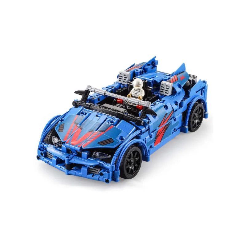 Konstruktorius CaDA nuotoliniu būdu valdomas Crush Racing Car lenktyninis automobilis 6+, 585 el. · 1