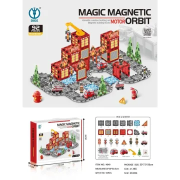 Magnetinis konstruktorius Gaisrinė, 92 el.