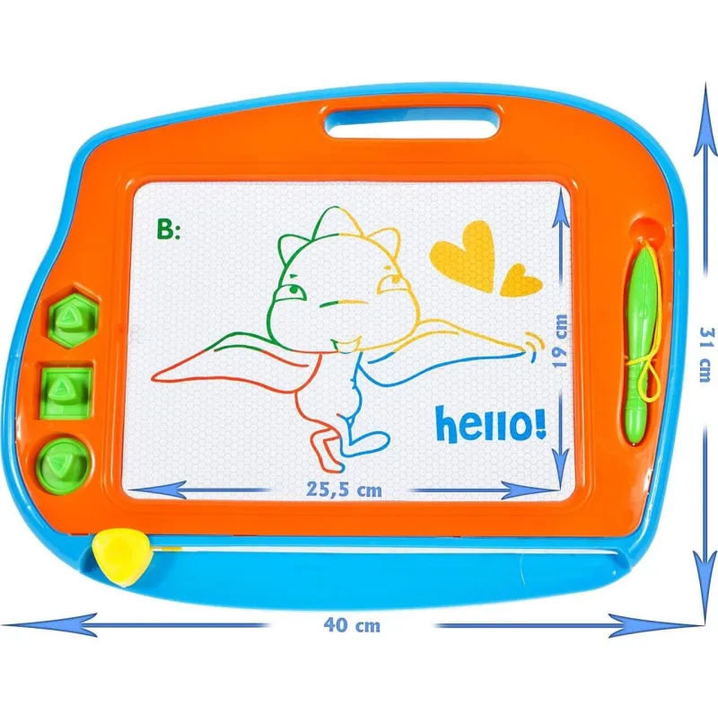 Vaikiška magnetinė piešimo lenta 2in 1 · 2