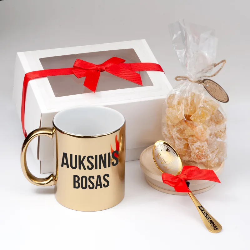 Auksinis dovanų rinkinys Bosui