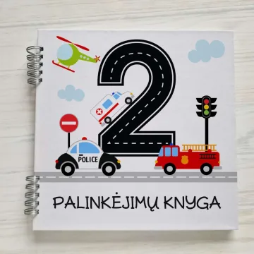 Antro gimtadienio palinkėjimų knyga „Pagalbos automobiliai“