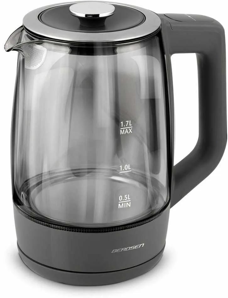Berdsen BD-711 1,7 l elektrinis virdulys su temperatūros reguliavimu, stiklinis · 3