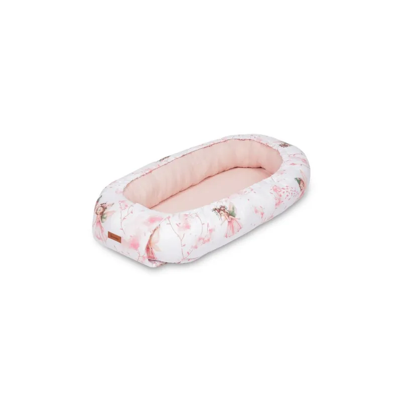 Lopšiukas Sensillo MUSLIN  80x45cm, Fėja rožinė + pagalvė · 2
