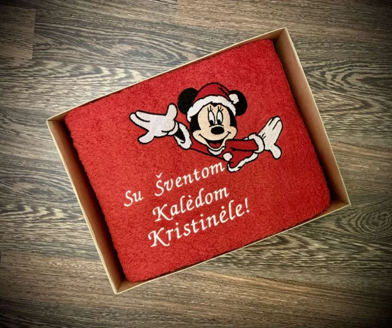 Kalėdinis rankšluostis „Mickey"