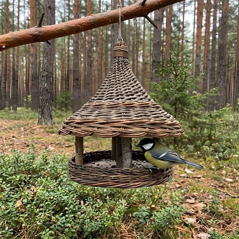 Kabinama paukščių lesyklėlė