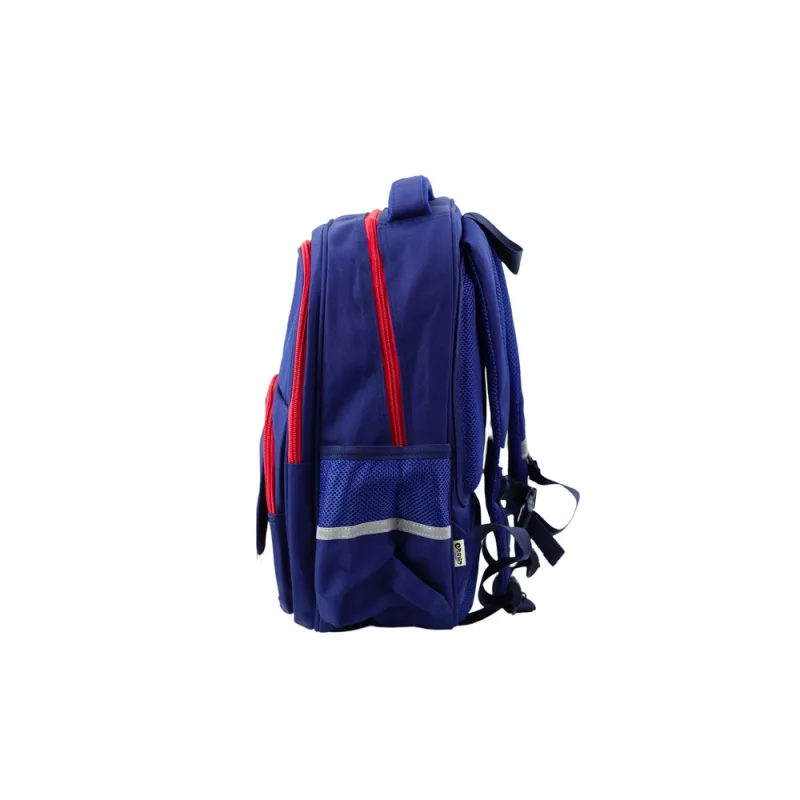 Mokyklinė kuprinė su dirželiu ant krūtinės Navy Red 20L 38cm · 3