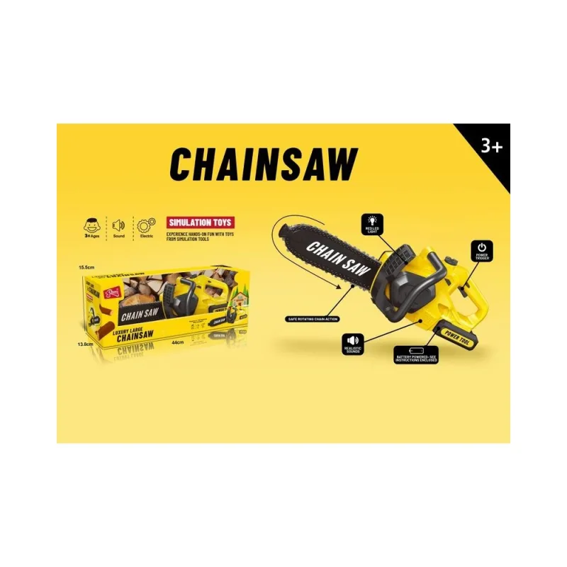 Žaislinis grandininis pjūklas „Power Tool“ · 1