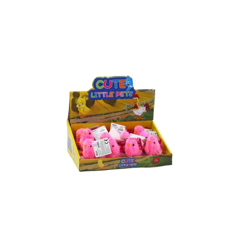 Šokinėjantis viščiukas "Jumping Chicken Toy Wind-Up" rožinis · 3