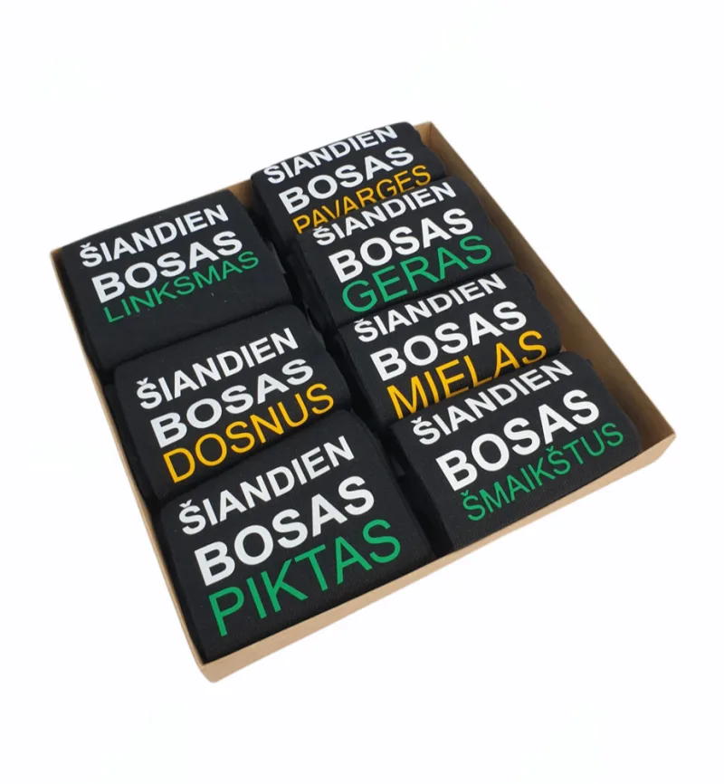 Vyriškų kojinių rinkinys „Šiandien Bosas...“ (43-46)