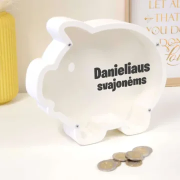 Personalizuota kiaulė taupyklė