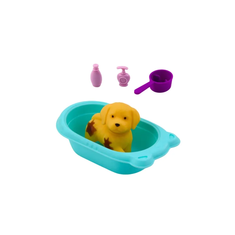 Lėlė su šuniuko maudymo rinkiniu + priedai · 3