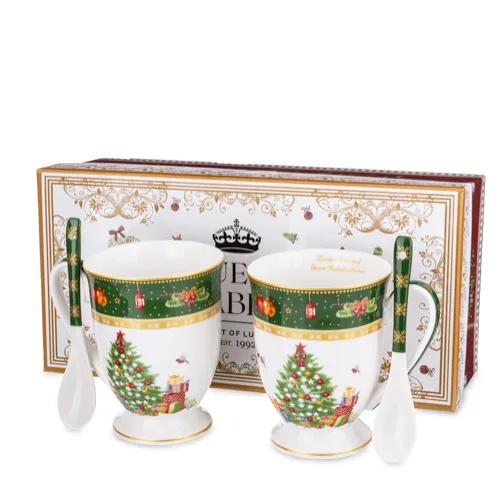 Dviejų porcelianinių puodelių rinkinys 11 — 10,5x8x11 cm 300ml.