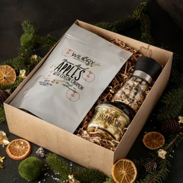 Liofilizuotų produktų dovanų rinkinys „Cinamoninės Kalėdos“