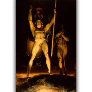 Reprodukcija „Šėtonas kelia savo legionus“, Sir Thomas Lawrence, (1797)