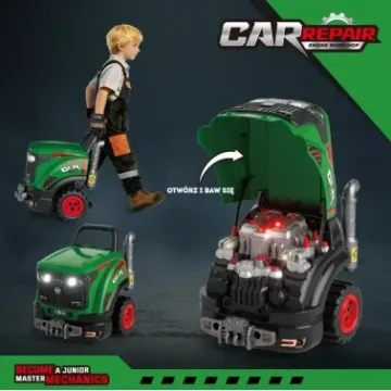 Interaktyvus mechaniko traktoriaus dirbtuvės rinkinys Woopie