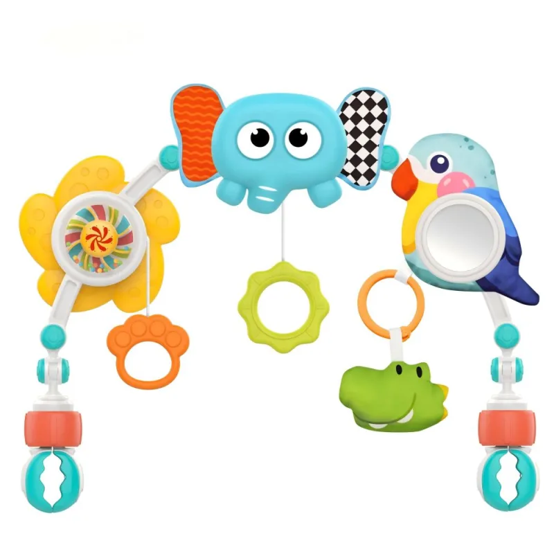 Žaislų lankas WOOPIE BABY Drambliukas lovelei, vežimėliui ar automobilio kėdutei · 3