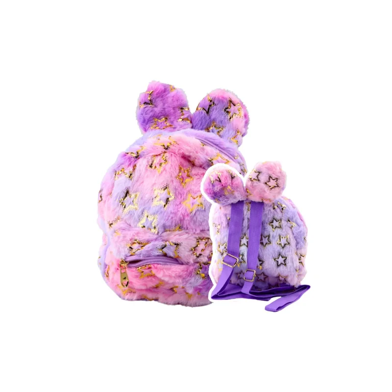 Kuprinė Ohren Gold Sterne Kinder Lila Rosa Rosa · 2
