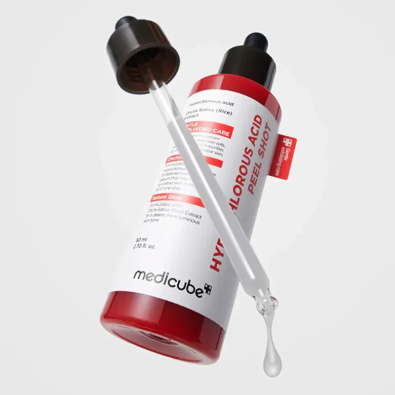 medicube Hypochlorous Acid Peel Shot – drėkinamasis šveičiamasis veido serumas, 80 ml. · 2