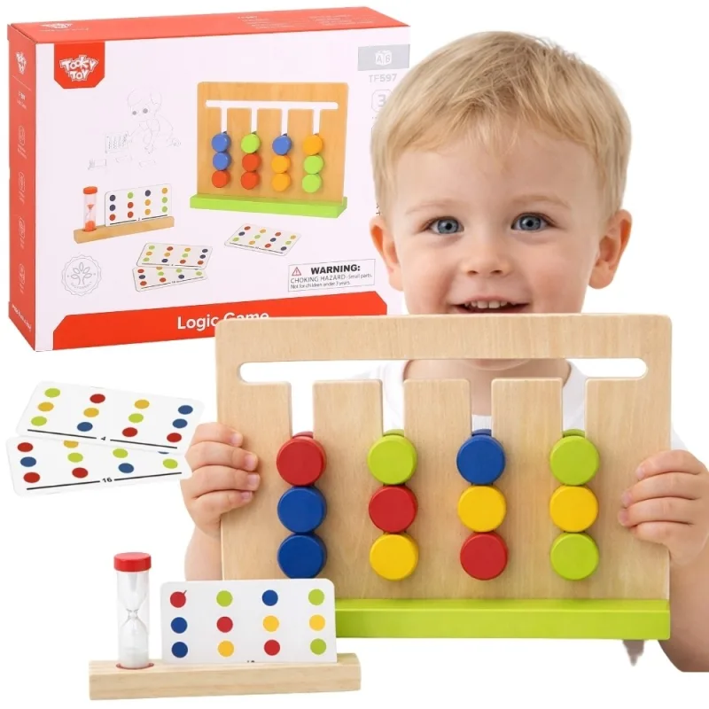 Galvosūkių žaidimas TOOKY TOY Time 30 modelių 18 el. · 1